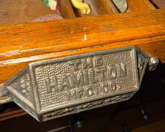 The Hamilton Mfg. Co typesetter tray