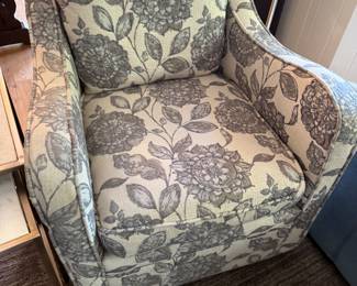 Upholstered swivel chairs, 2