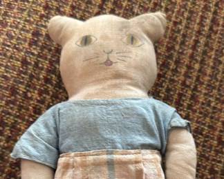 Vintage cat doll