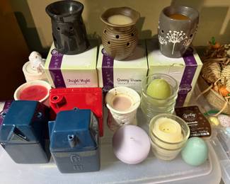 Scentsy wall plug ins  & candles