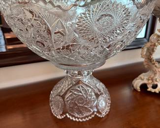 vintage footed bowl