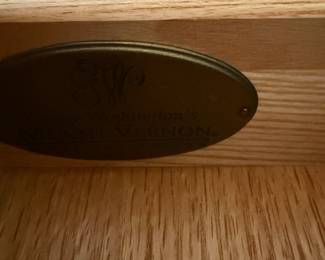 George Washington Mt. Vernon bedroom furniture