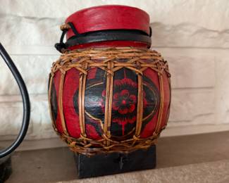 Vintage Thai rice seed basket