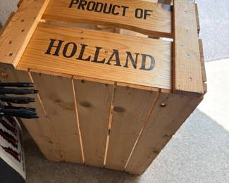 wooden crate