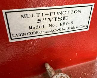 Multi-Function 5" Vise Model no. RBV-5