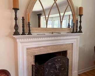 decor (fireplace screen NOT for sale)