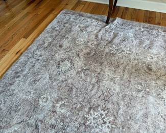 Washable area rug