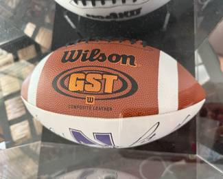 Wilson Northwestern football signed by Pat Fitzgerald