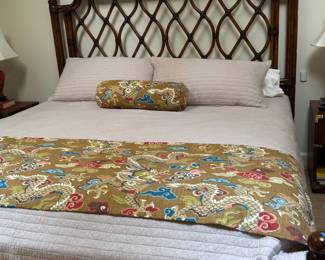 Asian influenced bed