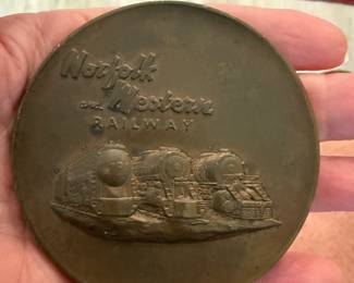 Bronze N&W 100 year commemerative coin