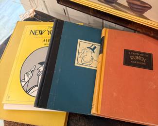 Vintage bound cartoon books