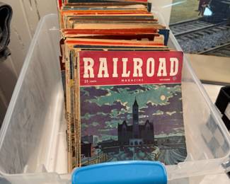 Railroad Magazines, vintage 1948-1952