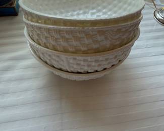 Tiffany Weave coupe cereal bowls, 4