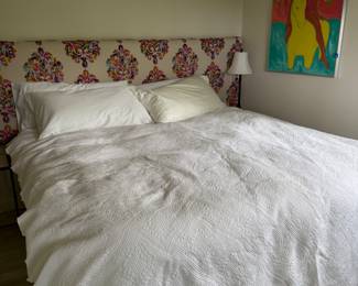 Custom upholstered headboard