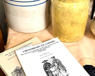 Marshall pottery salt glazed crock No 3. Antique glazed crock, vintage crock pitcher. Crossroads of Empire by Felix Almaraz, Jr. The Indians of Southern Texas and Northeastern Mexico by T. N. Campbell
