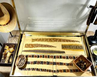 Copperhead, Rattlesnake, Coral snake skins