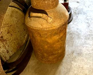 Vintage milk can