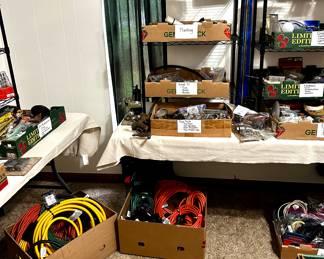 TOOL: BAND-IT kit complete with tools, bands, buckles. Pipe tools, pipe taps, benders, threaders, thread files.