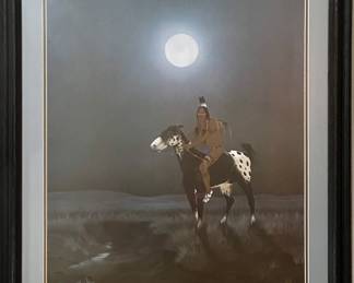 9 Pins 4y Collections by PALADINE H ROYE. Limited Edition Lithograph, Signed and Numbered 932/950. Framed.