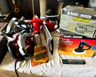 Buffers, Sanders, saws