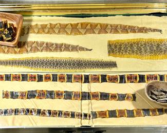 Copperhead, Rattlesnake, Coral snake skins