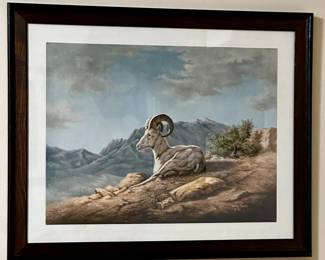 Sonny Timme Signed Lithograph.