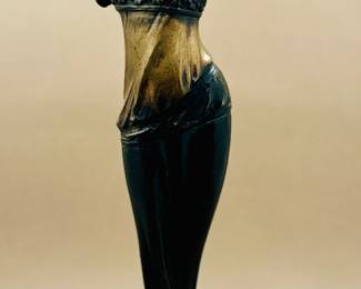 Bronze statue after a work of CLAUDE BONNEFOR. Art Nouveau.