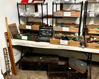 Tools….all in air conditioned comfort!