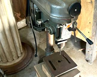Electric drill press by King Feng Tu Machinery Co. tested, works