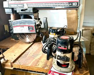 Sears craftsman 10 inch radial saw with Stan. Tested-works!
