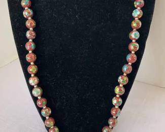 Vintage Cloisonne Necklace