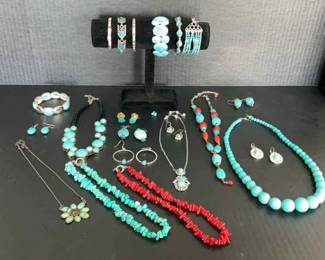 05 Turquoise Colored Costume Jewelry