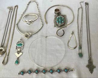 09 Silver tone Jewelry
