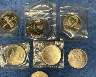 1980s Russian Olympic Commemorative Coins