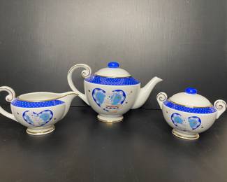 Pillsbury dough boy tea set vintage