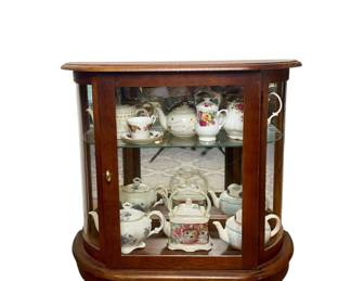 Vtg. curio cabinet
