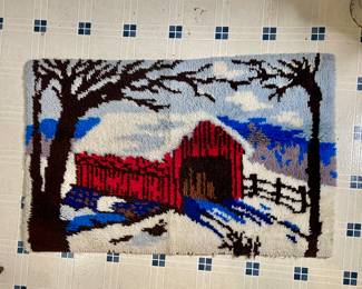 Latch hook rug