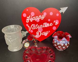 Valentines Day decor vtg