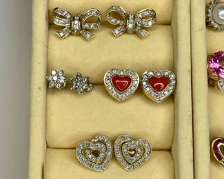 14k gold and diamond earrings
