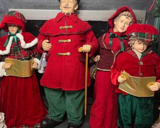 Vintage Christmas Carolers figurines