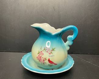 Virginia mini pitcher & plate