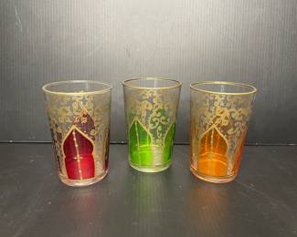 Moroccan tea glasses