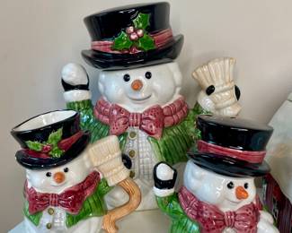 Fitz & Floyd Omnibus snowmen