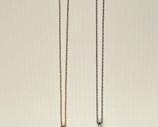 925 Sterling silver heart pendant necklaces