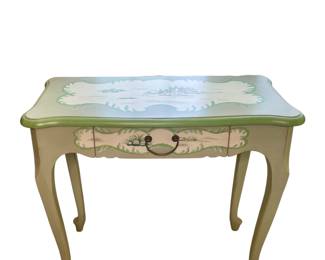 Vtg. painted accent table