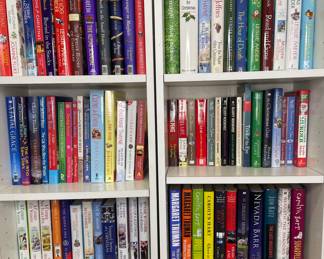 Large collections of books includes fiction/non-fiction, Gardening, Cookbooks, Birds and more