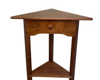 Antique corner accent table