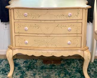 Vtg. 3 drawer painted