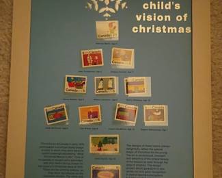 A Child's Vision of Christmas Stamp collection