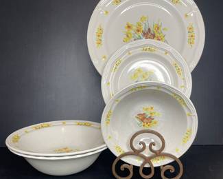 Vintage Domestications dinnerware